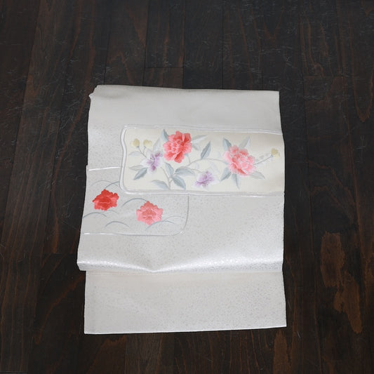 Japanese kimono used sash belt (nagoya-obi) 100% silk  /  T352