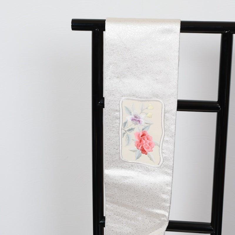 Japanese kimono used sash belt (nagoya-obi) 100% silk  /  T352