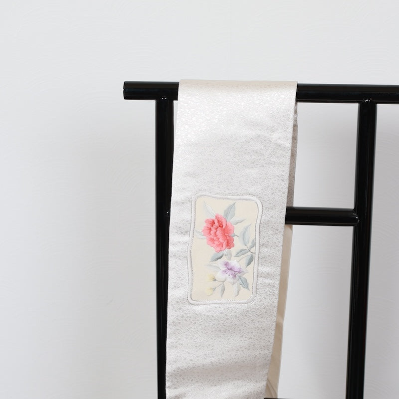 Japanese kimono used sash belt (nagoya-obi) 100% silk  /  T352
