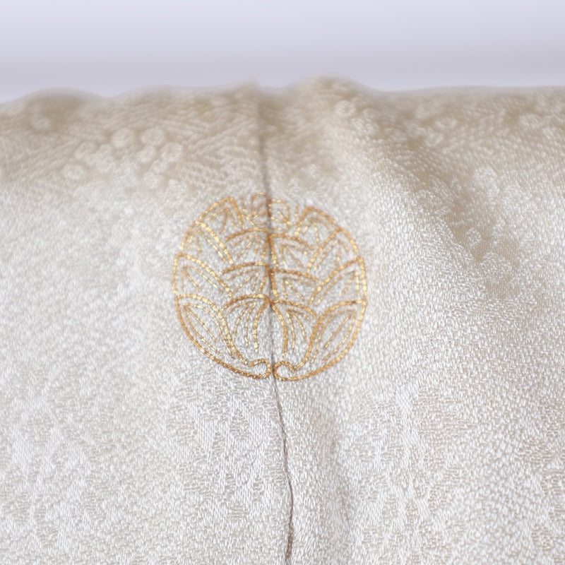 Japanese kimono used <houmongi> M-size  silk 100% /B776