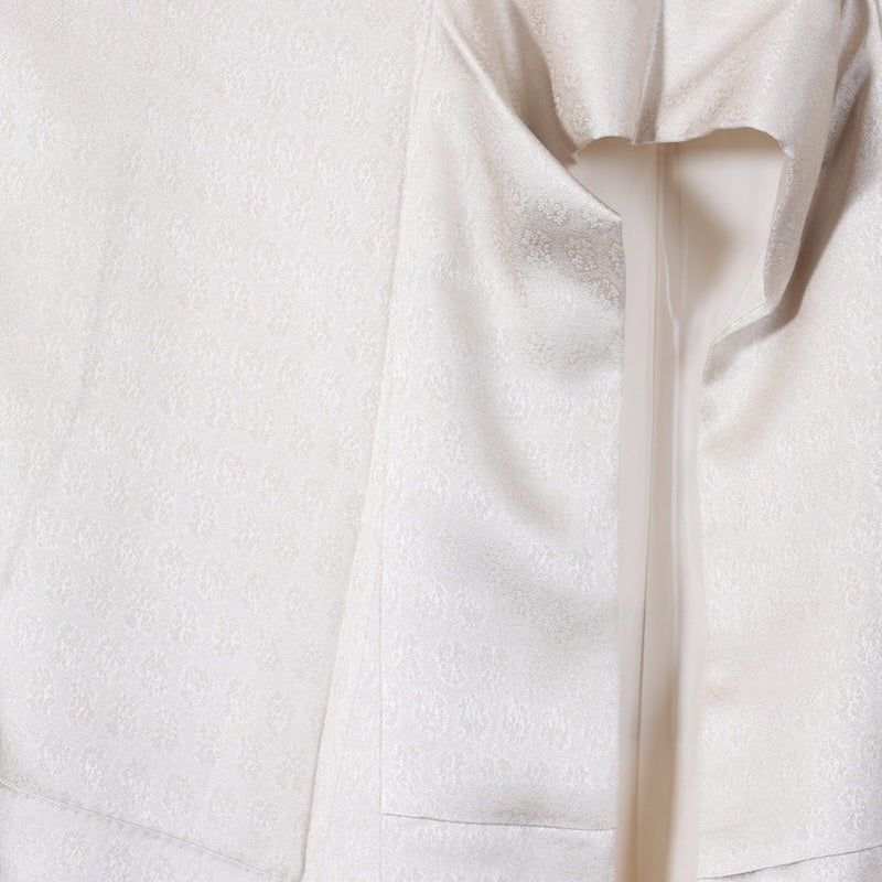 Japanese kimono used <houmongi> M-size  silk 100% /B776