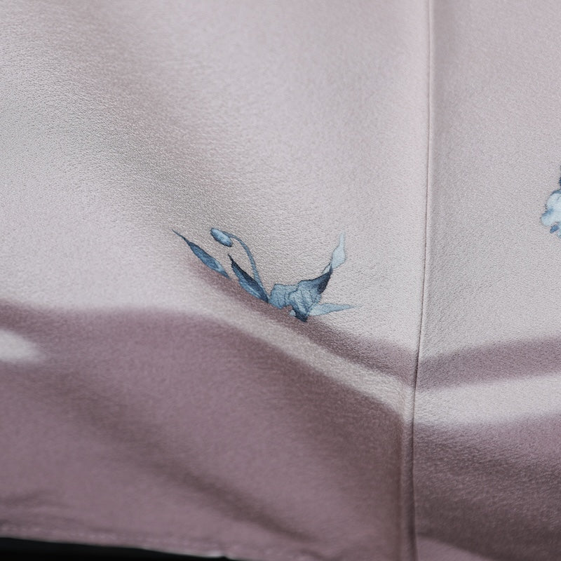 Japanese kimono used <Irotomesode> M-size  silk 100% /B771