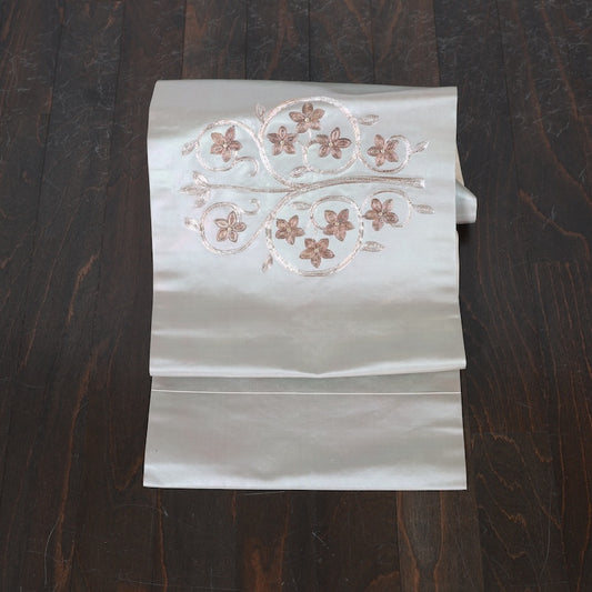 Japanese kimono used sash belt (nagoya-obi) 100% silk  /  T354