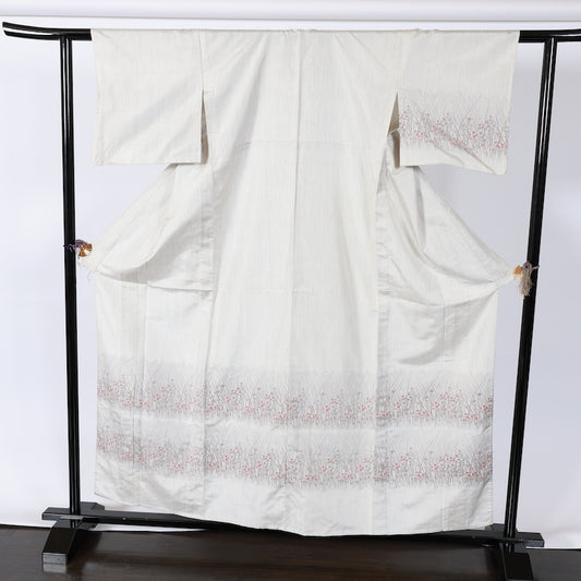 Japanese kimono used <Tsukesage> M-size  silk 100% /B782