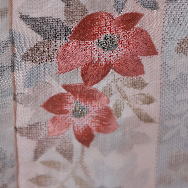 Japanese kimono  (Tsumugi) L-size 100% silk  / B71