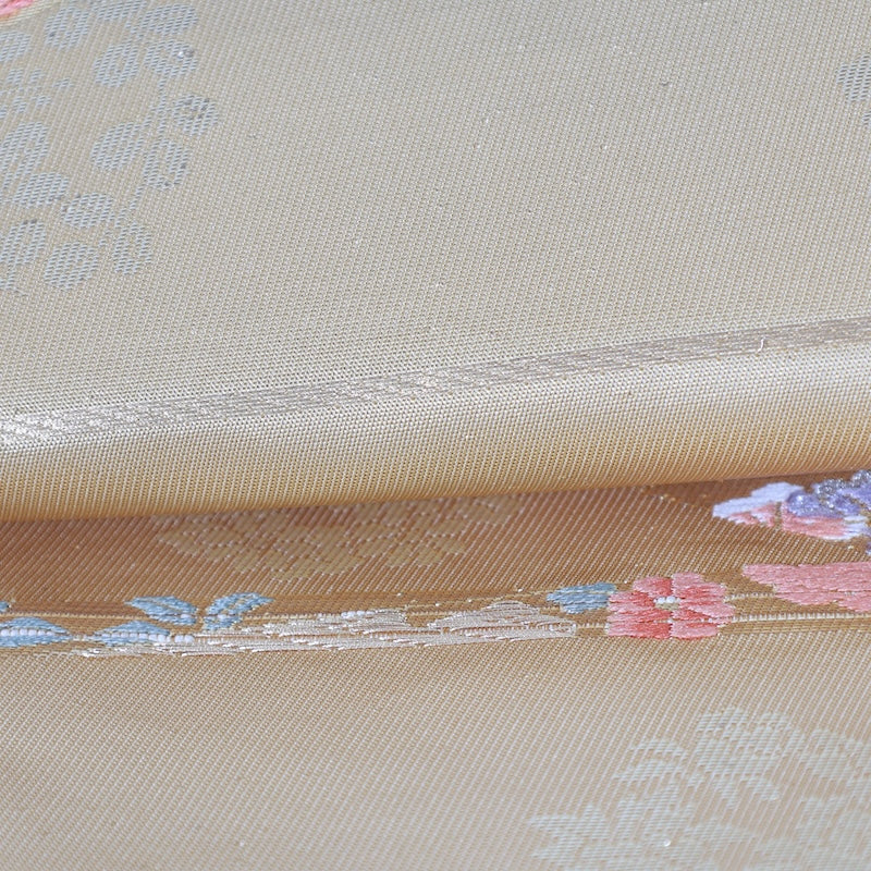 Japanese kimono used sash belt (nagoya-obi) 100% silk  /  T358