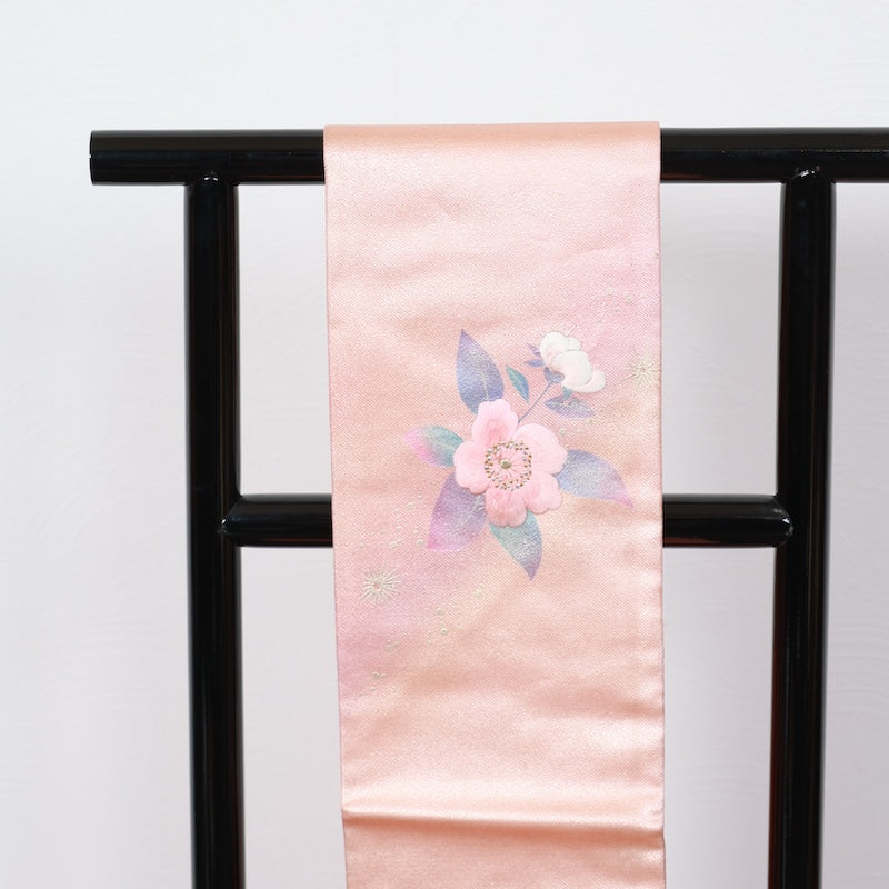 Japanese kimono used sash belt (nagoya-obi) 100% silk  /  T359