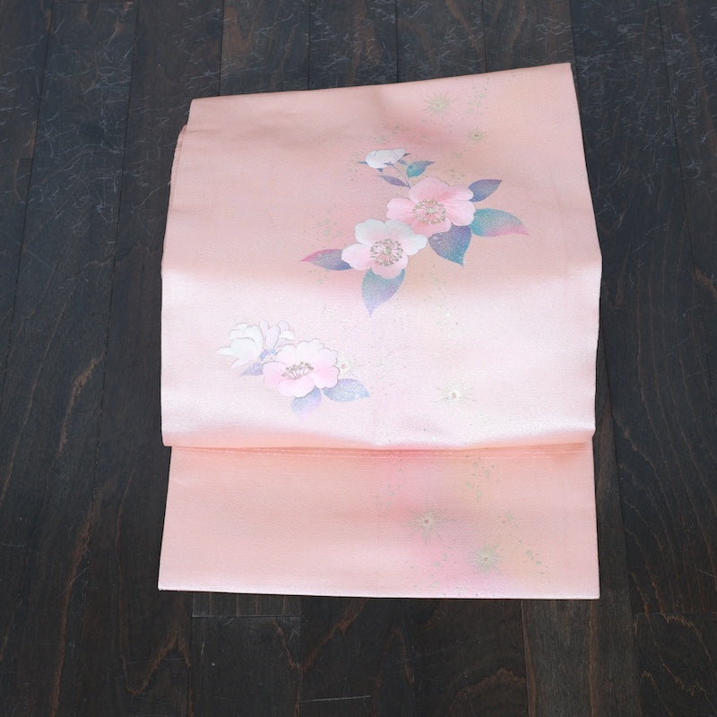 Japanese kimono used sash belt (nagoya-obi) 100% silk  /  T359