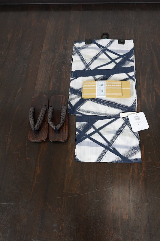 Men's Yukata 3-Piece Set, Brand New, b3