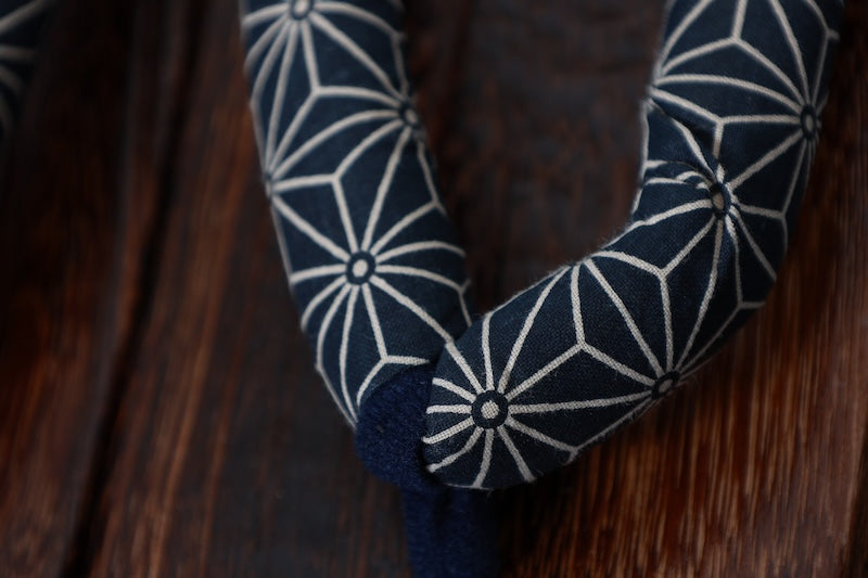 Men's Yukata 3-Piece Set, Brand New, Indigo, Gray, Stripe, b4