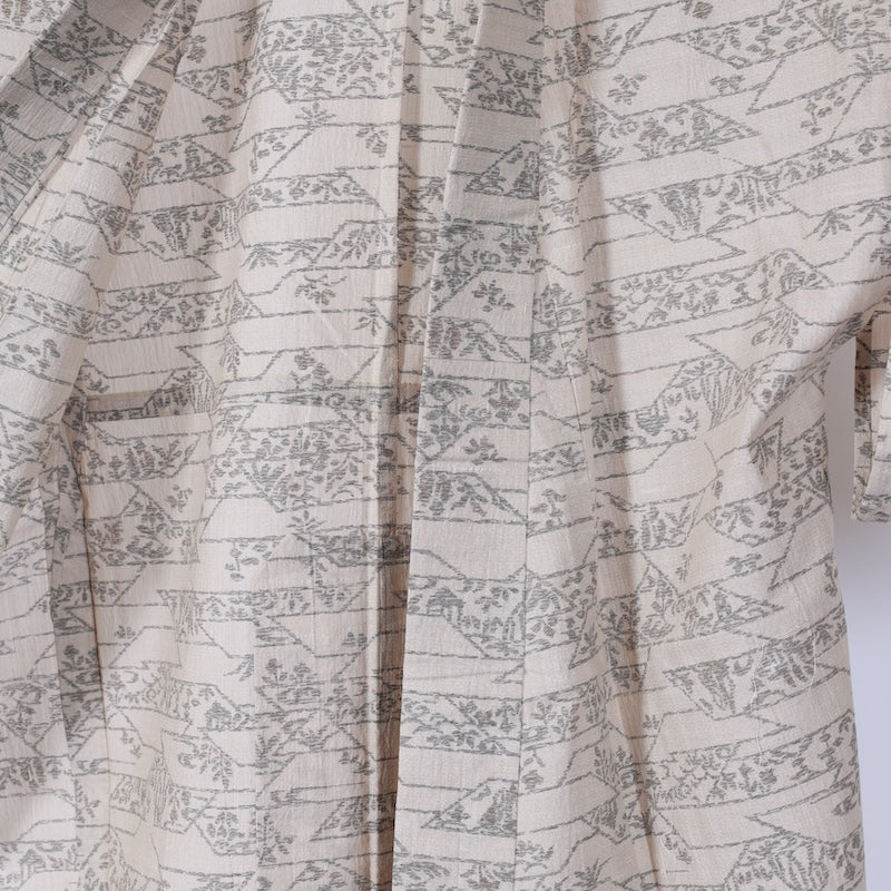 Japanese kimono used <Komon> M-size  silk 100% /B763