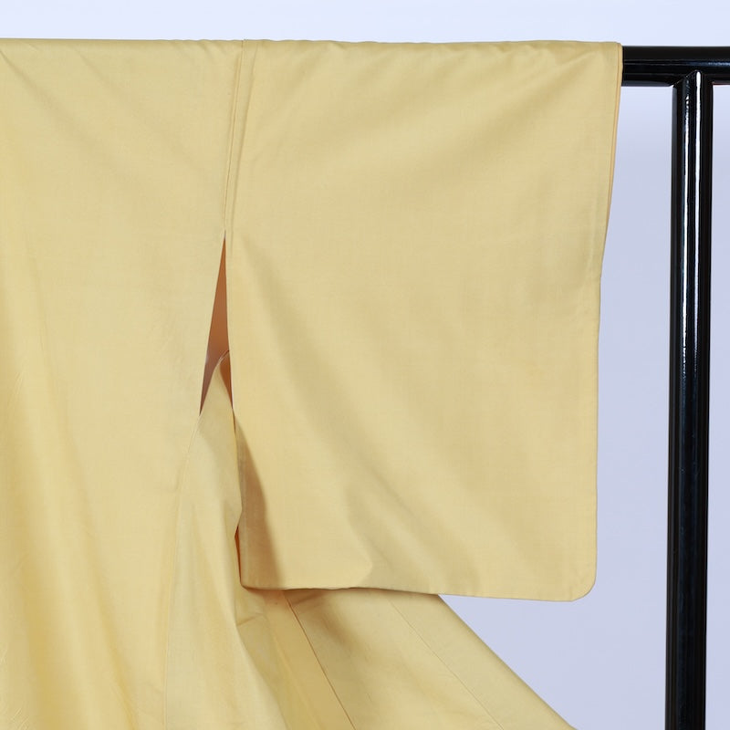 Japanese kimono used <Iromuzi> M-size  silk 100% /B745
