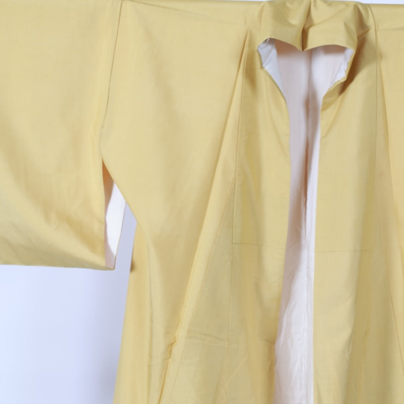 Japanese kimono used <Iromuzi> M-size  silk 100% /B745