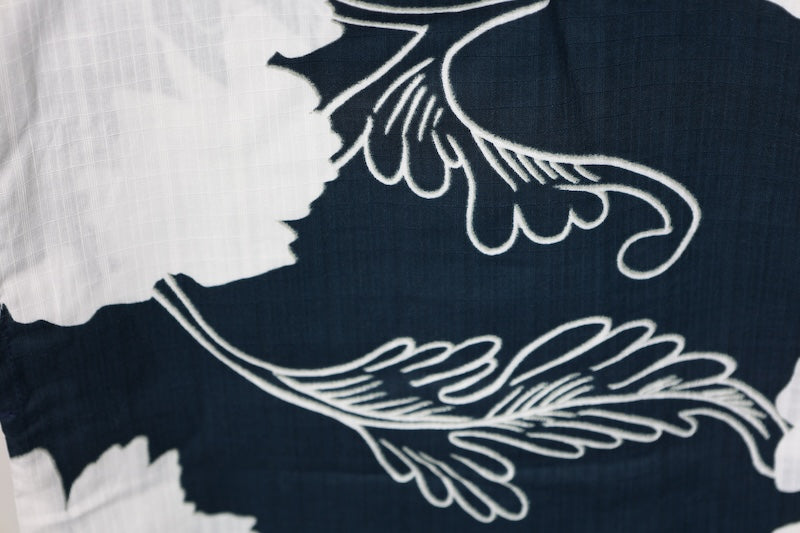 Yukata New Indigo White Flower B7