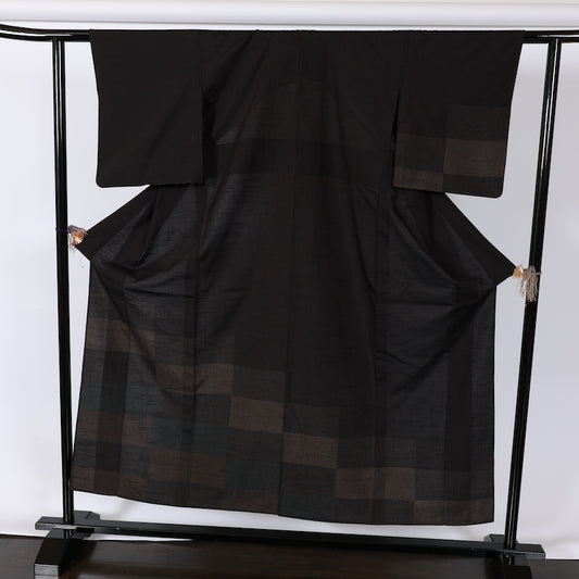 Japanese kimono used <tsukesage> M-size  silk 100% /B750