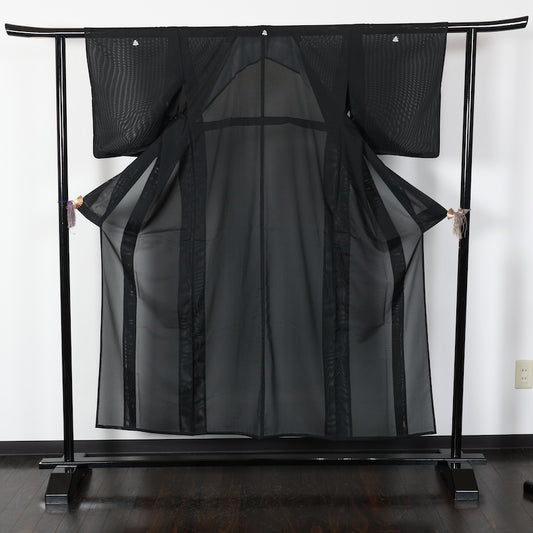 Japanese kimono used <Mohuku> Msize  polyester /T390