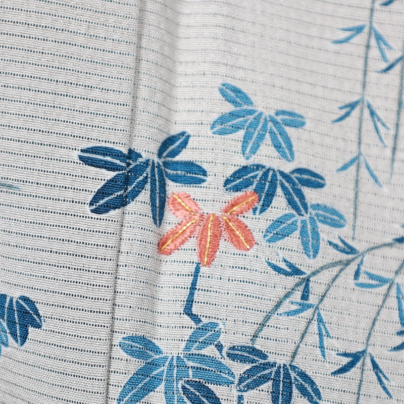 Japanese kimono used <houmongi> Msize  silk 100% /T389
