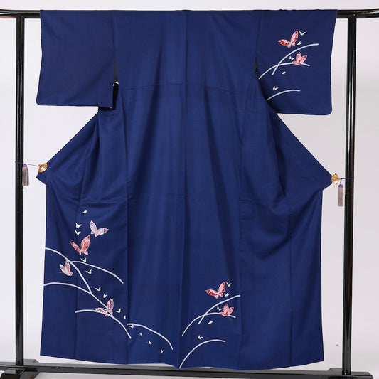 Japanese kimono  (Tsukesage) S-size polyester  / B114