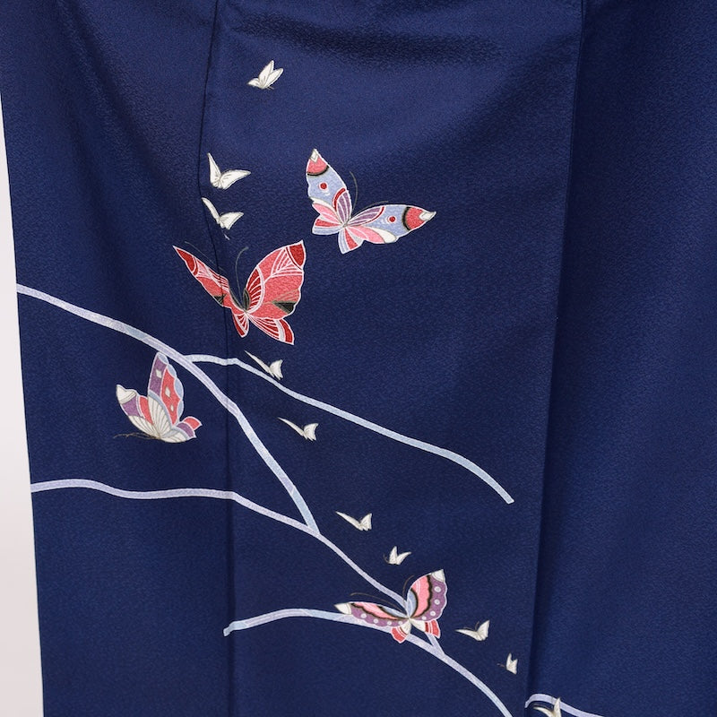 Japanese kimono  (Tsukesage) S-size polyester  / B114