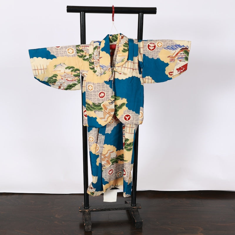 Baby Boy Kimono (Hitotsumi) ,kimono coat(hihu) 2piece set /TT15