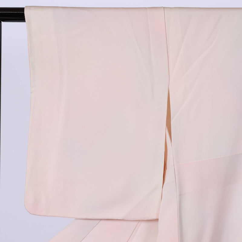 Japanese kimono used <houmongi> M-size  silk 100% /B789