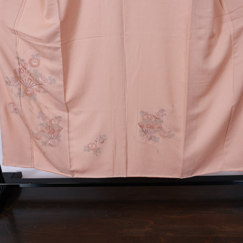 Japanese kimono Unused New <houmongi> M-size  silk 100% /B804