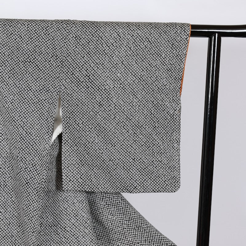 Japanese kimono used <Komon> M-size  silk 100% /B797
