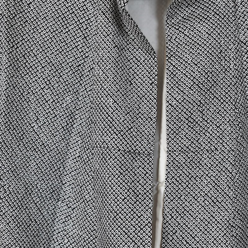 Japanese kimono used <Komon> M-size  silk 100% /B797
