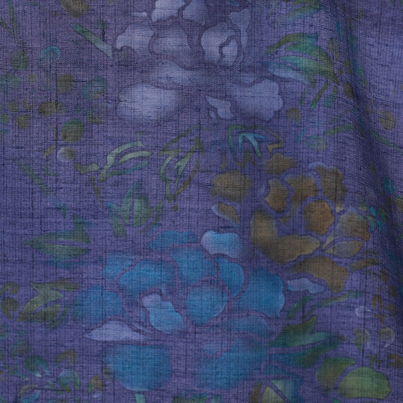 Japanease kimono　used(tsumugi)size-M silk 100%/K159