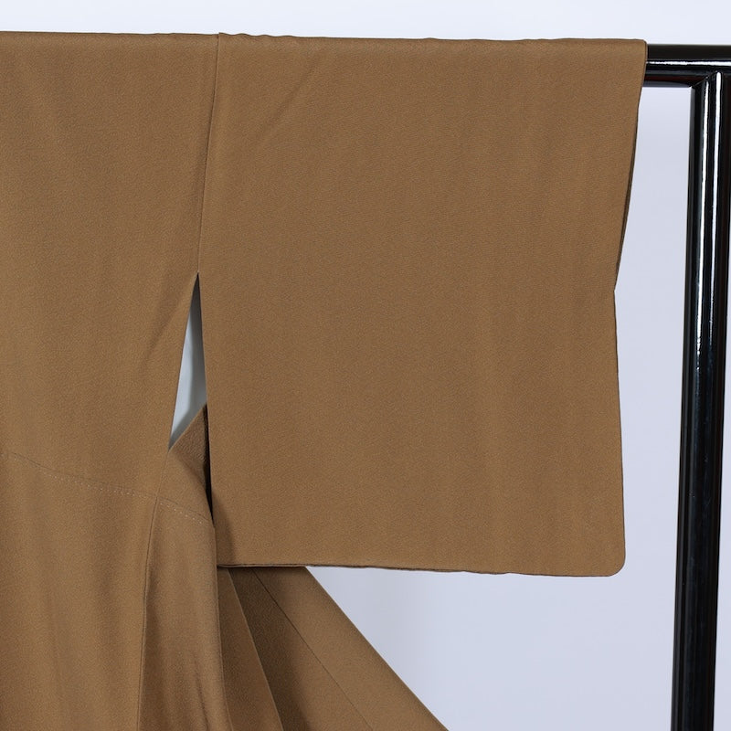 Japanese kimono used <Iromuzi> L-size  silk 100% /B806