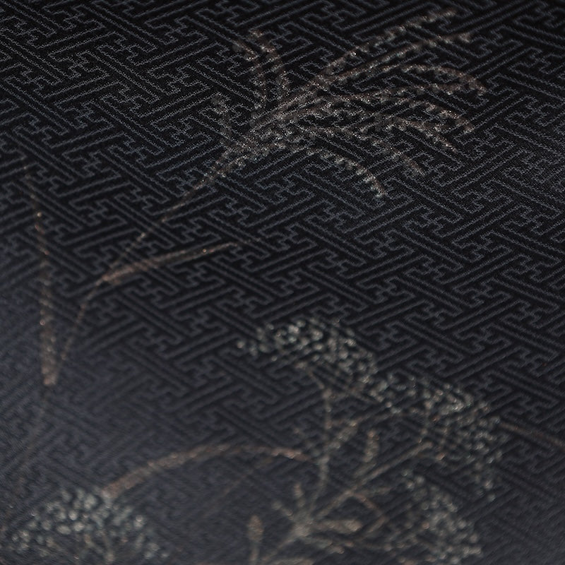 Japanese kimono used <houmongi> M-size  silk 100% /B807