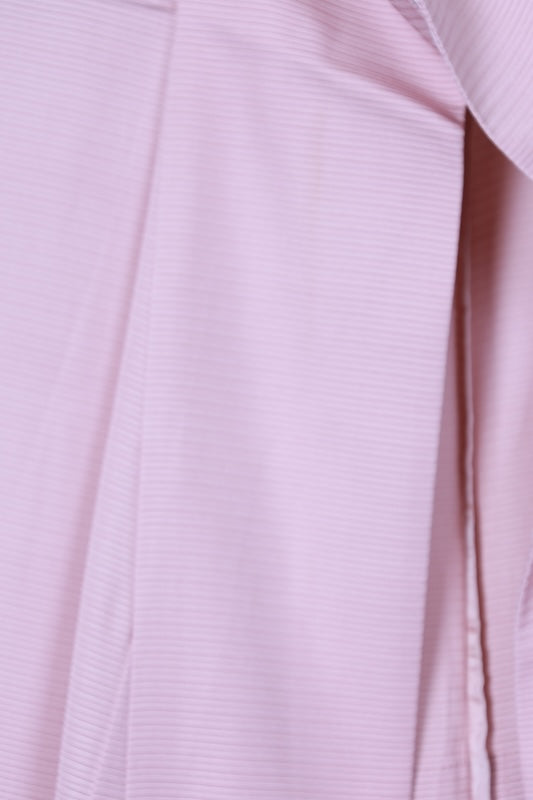 Summer-used kimono, ro (gauze weave), cherry blossom pink, single crest (maru ni sumitate yotsume), R34