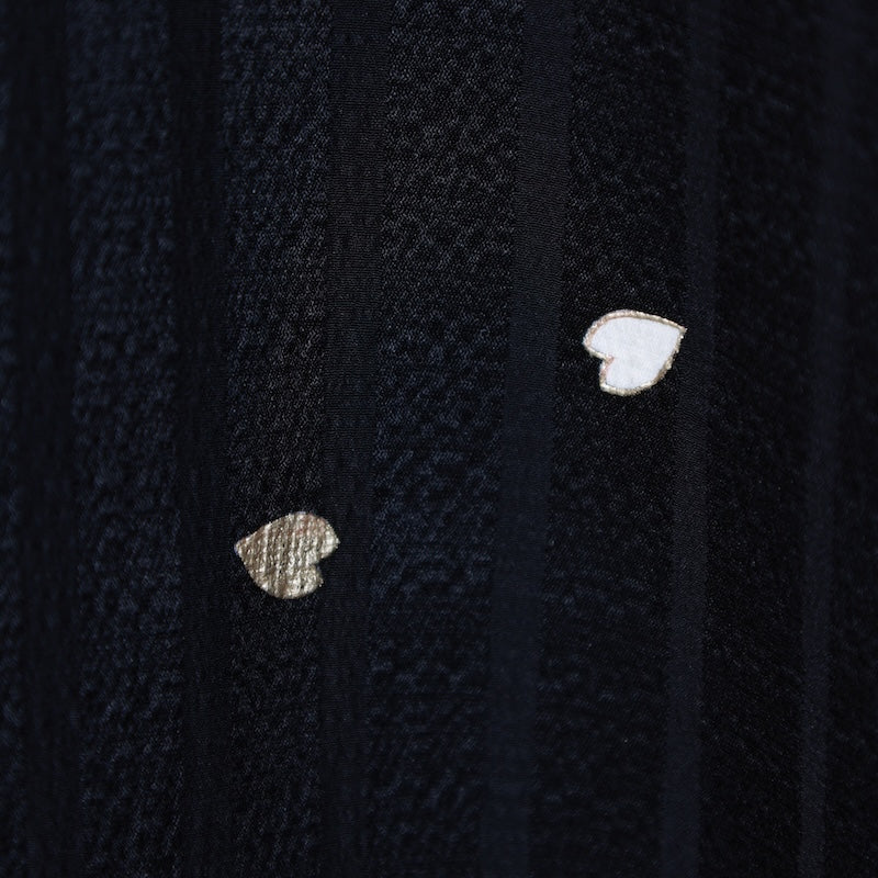 Japanese kimono used <houmongi> M-size  silk 100% /B810