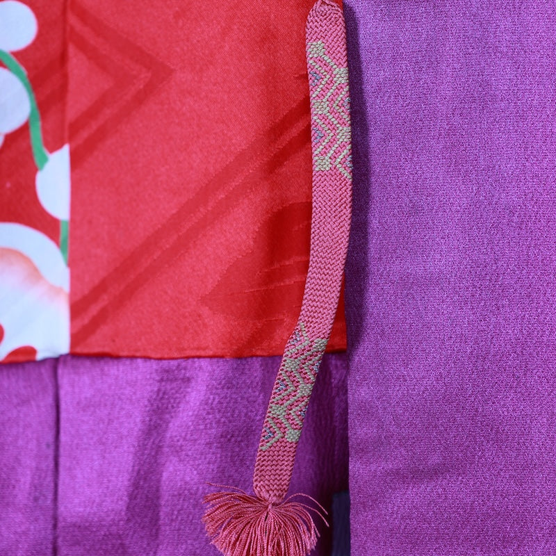 Japanese kimono  Jacket (Haori) L-size 100% silk  / B816