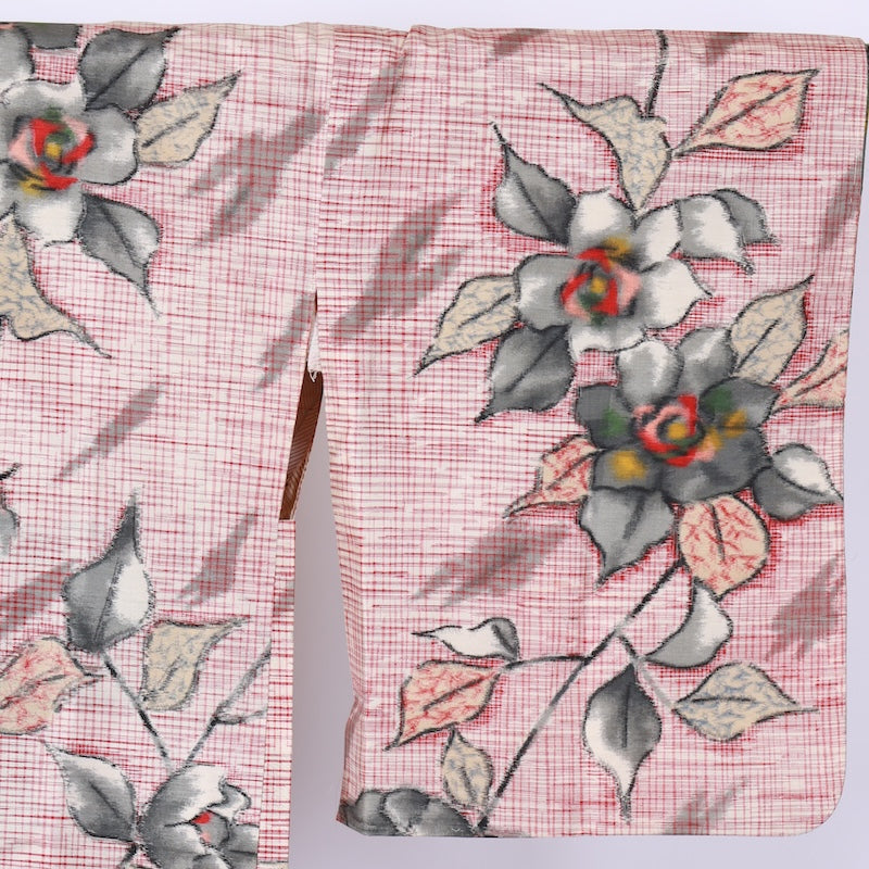 Japanese kimono  Jacket (Haori) L-size 100% silk  / B821