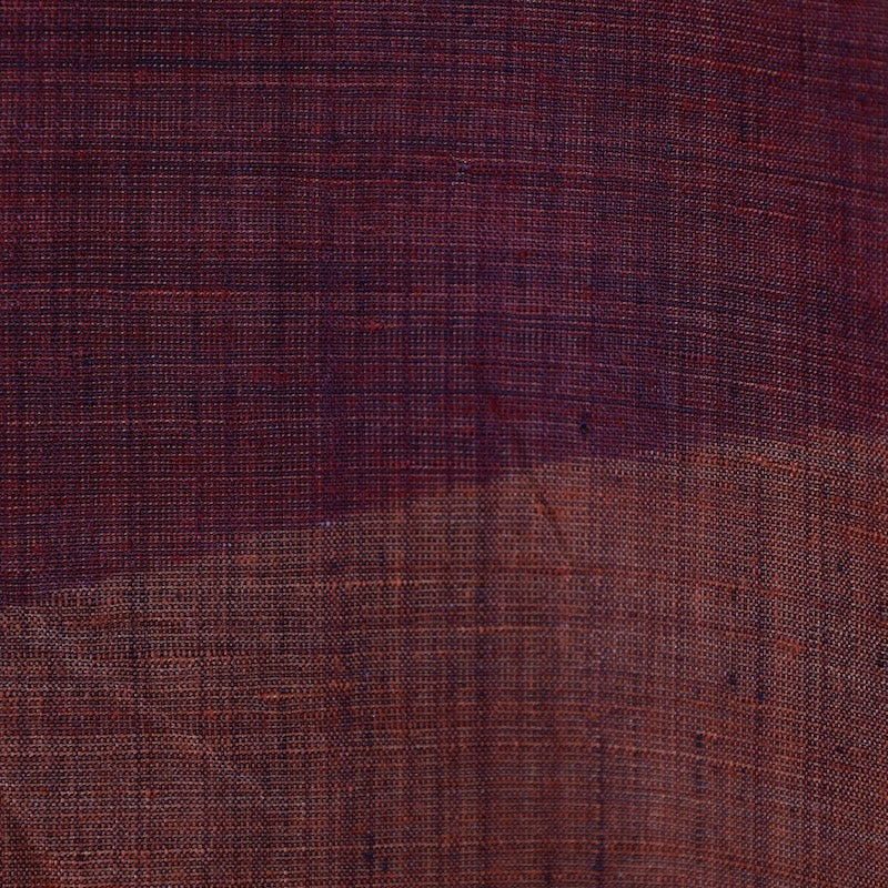 Japanese kimono used <Tsumugi> L-size  silk 100% /B841