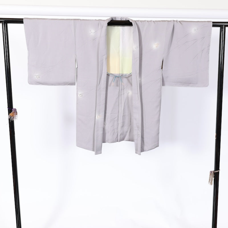 Japanese kimono  Jacket Unused New (Haori) M-size 100% silk  / B831