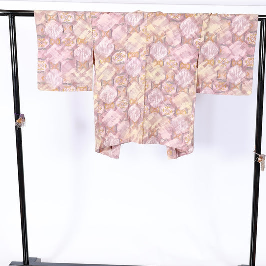 Japanese kimono  Jacket (Haori) M-size 100% silk  / B822