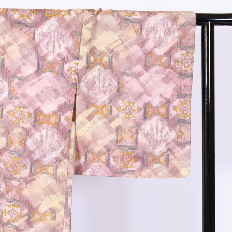 Japanese kimono  Jacket (Haori) M-size 100% silk  / B822