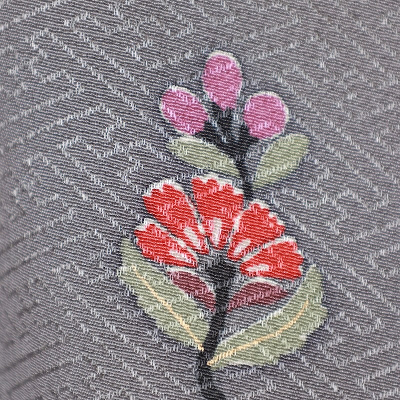 Japanese kimono used <houmongi> Lsize  silk 100% /T428