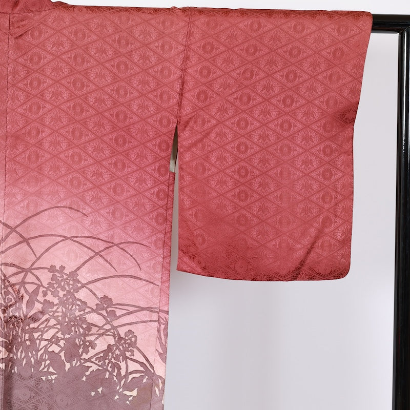 Japanese kimono  Jacket (Haori) M-size 100% silk  / B818