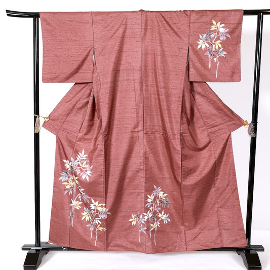 Japanease kimono  Used(Houmongi) L-size 100% silk /K184