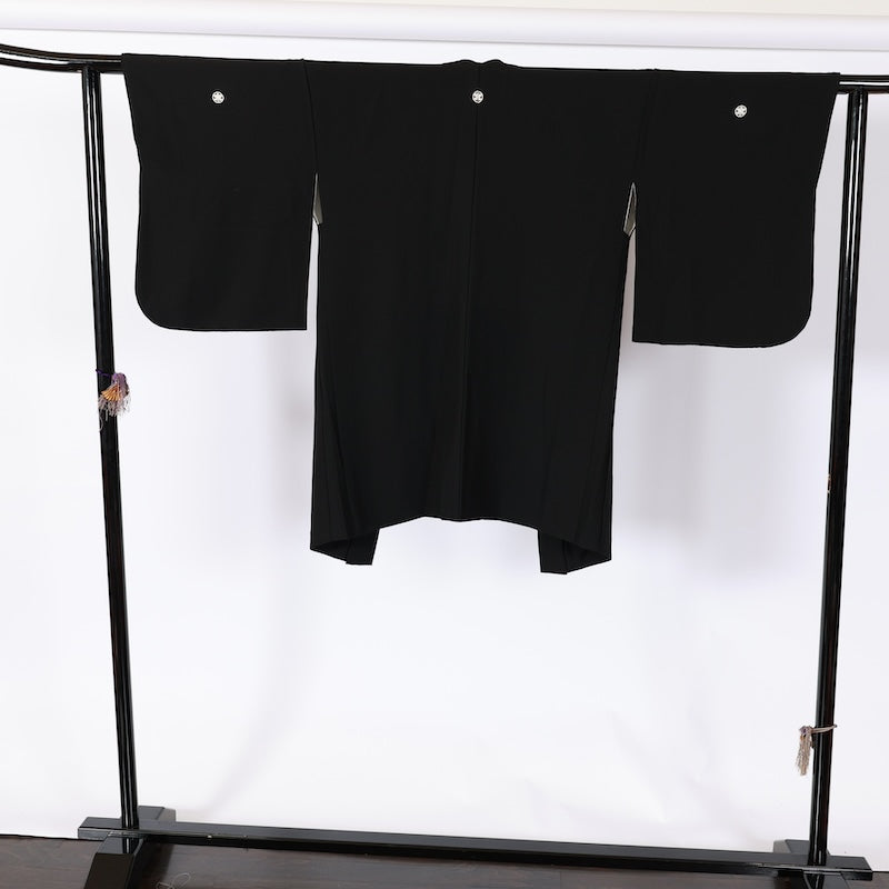 Japanese kimono  Jacket (Haori) L-size 100% silk  / B834
