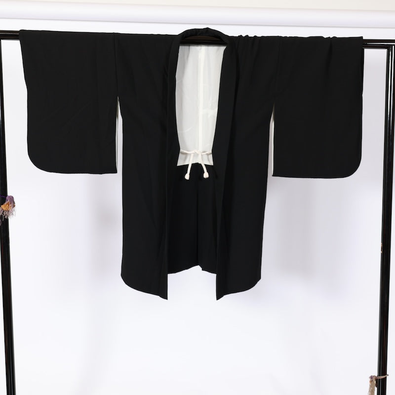 Japanese kimono  Jacket (Haori) L-size 100% silk  / B834
