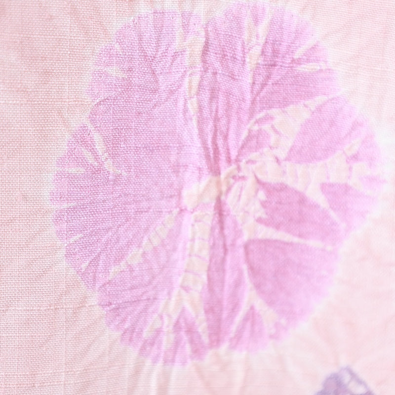 Japanese kimono used <Tsumugi> Lsize  silk 100% /T423