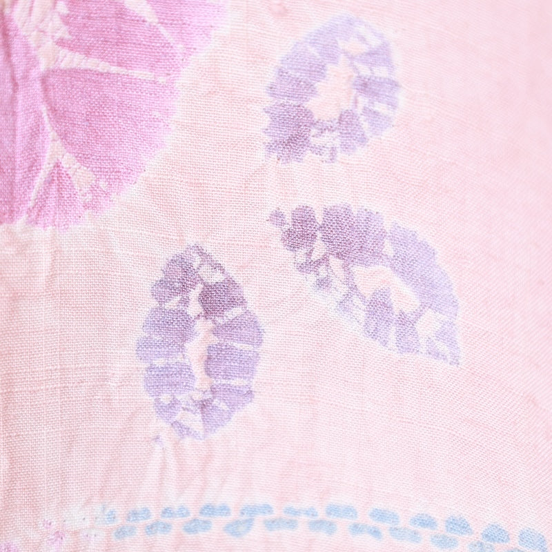 Japanese kimono used <Tsumugi> Lsize  silk 100% /T423