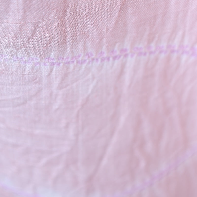 Japanese kimono used <Tsumugi> Lsize  silk 100% /T423