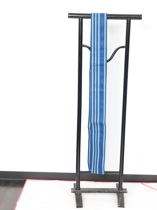 Japanese used Men's sash belt (Kaku-obi) cotton  /B8