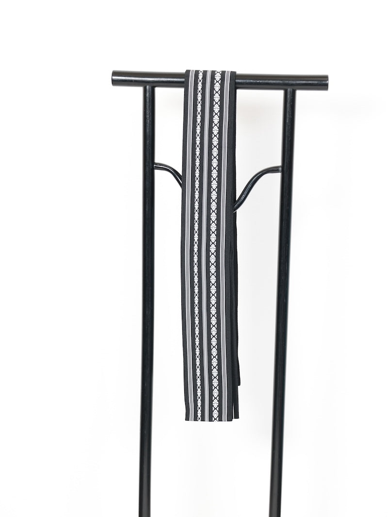 Japanese used Men's sash belt (Kaku-obi) cotton  /B858