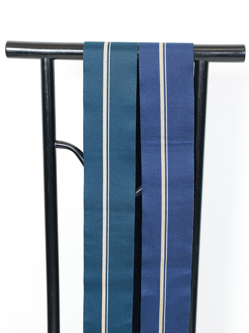 Japanese used Men's sash belt (Kaku-obi) silk  /B859